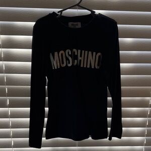 Authentic Moschino Black Long Sleeve Shirt